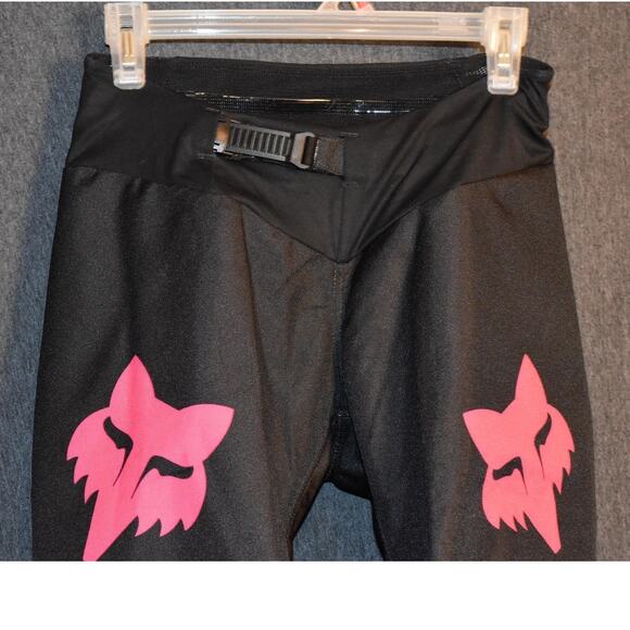 Fox Black and Pink Women's Motorcycle Pants - Picture 2 of 7